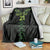 Custom New Zealand Maori Koru Koiri Motif Blanket