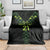 Custom New Zealand Maori Koru Koiri Motif Blanket