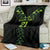 Custom New Zealand Maori Koru Koiri Motif Blanket