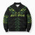 Custom New Zealand Maori Koru Koiri Motif Bomber Puffer Jacket - Polynesian Pride