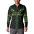 Custom New Zealand Maori Koru Koiri Motif Button Sweatshirt