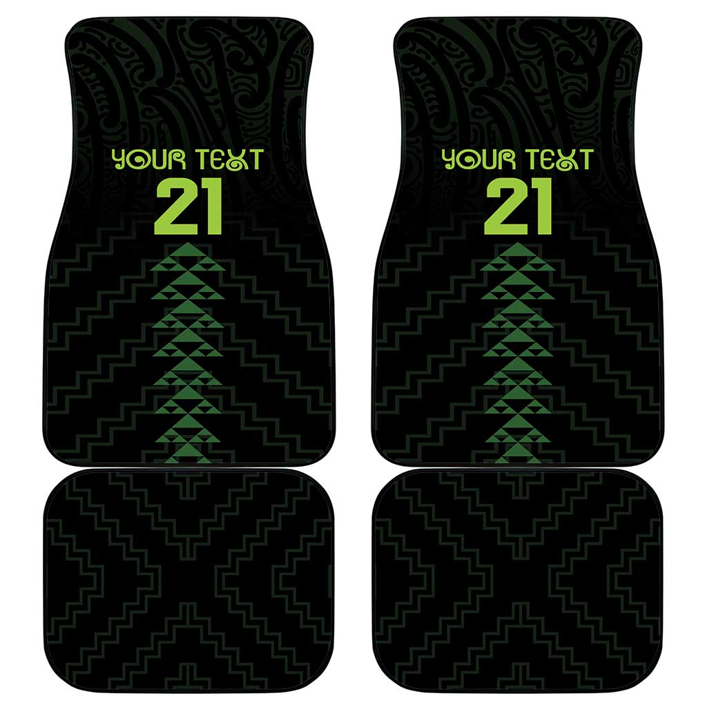Custom New Zealand Maori Koru Koiri Motif Car Mats