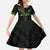 Custom New Zealand Maori Koru Koiri Motif Family Matching Mermaid Dress and Hawaiian Shirt
