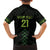 Custom New Zealand Maori Koru Koiri Motif Family Matching Off The Shoulder Long Sleeve Dress and Hawaiian Shirt