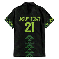 Custom New Zealand Maori Koru Koiri Motif Family Matching Puletasi and Hawaiian Shirt