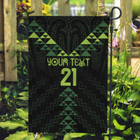 Custom New Zealand Maori Koru Koiri Motif Garden Flag LT9 Garden Flag Green - Polynesian Pride
