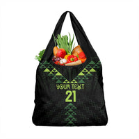 Custom New Zealand Maori Koru Koiri Motif Grocery Bag LT9 1-pack One Size Green - Polynesian Pride
