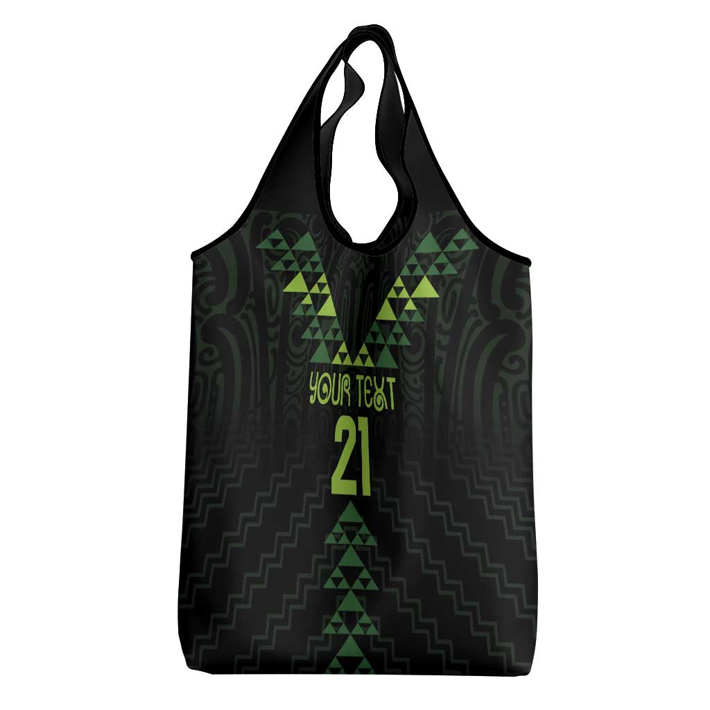 Custom New Zealand Maori Koru Koiri Motif Grocery Bag LT9 - Polynesian Pride