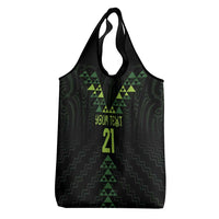 Custom New Zealand Maori Koru Koiri Motif Grocery Bag LT9 - Polynesian Pride