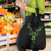 Custom New Zealand Maori Koru Koiri Motif Grocery Bag LT9 - Polynesian Pride