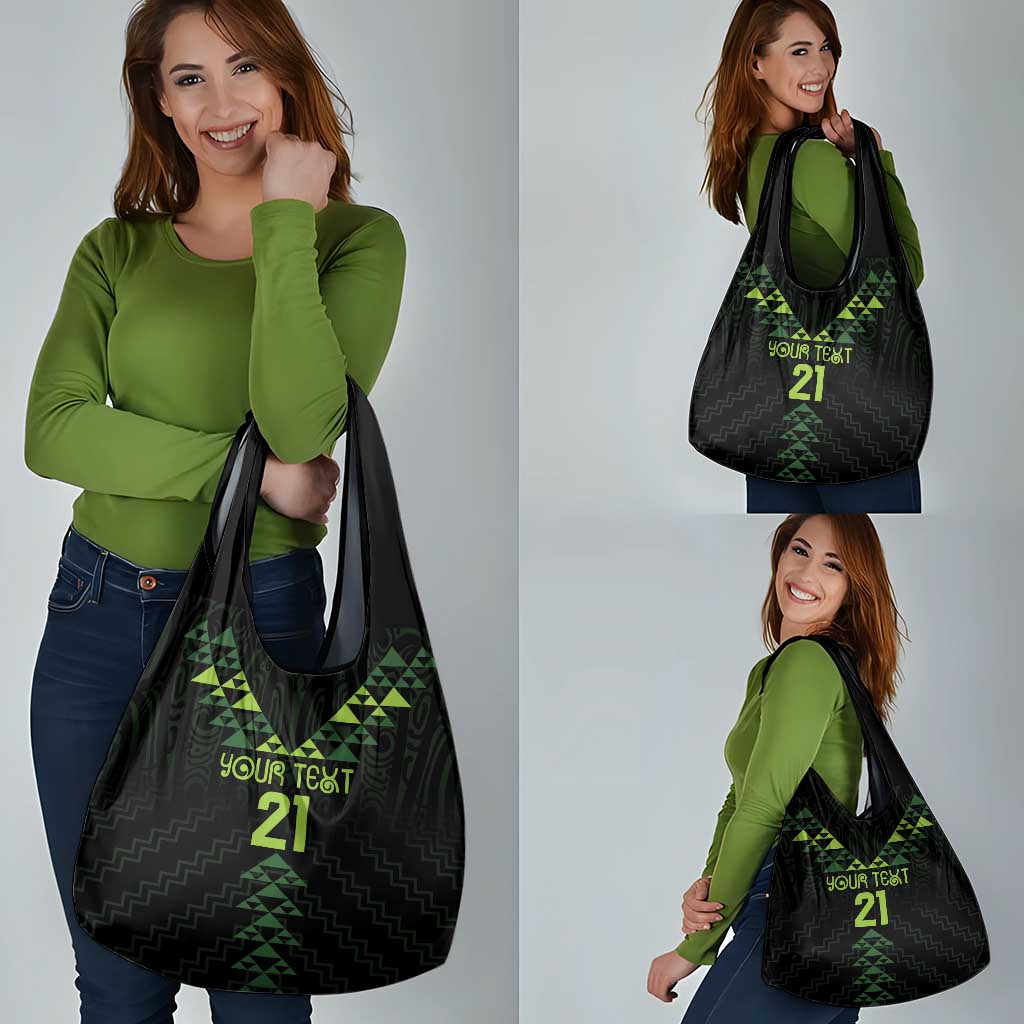 Custom New Zealand Maori Koru Koiri Motif Grocery Bag LT9 - Polynesian Pride