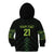 Custom New Zealand Maori Koru Koiri Motif Kid Hoodie