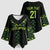 Custom New Zealand Maori Koru Koiri Motif Kimono Sleeve Blouse - Polynesian Pride
