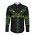 Custom New Zealand Maori Koru Koiri Motif Long Sleeve Button Shirt