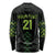 Custom New Zealand Maori Koru Koiri Motif Long Sleeve Shirt