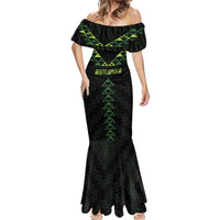 Custom New Zealand Maori Koru Koiri Motif Mermaid Dress