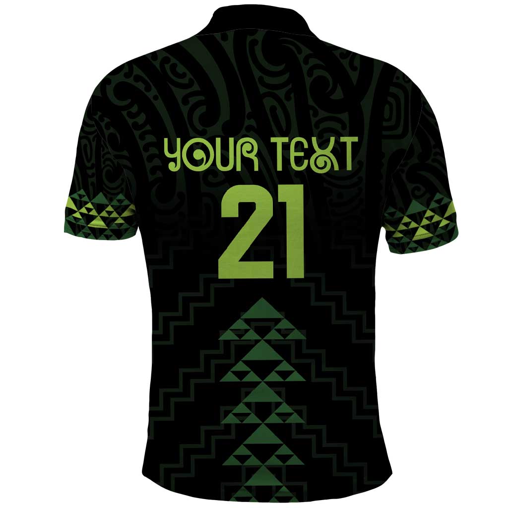 Custom New Zealand Maori Koru Koiri Motif Polo Shirt LT9 - Polynesian Pride