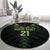 Custom New Zealand Maori Koru Koiri Motif Round Carpet