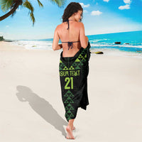 Custom New Zealand Maori Koru Koiri Motif Sarong