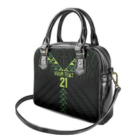Custom New Zealand Maori Koru Koiri Motif Shoulder Handbag LT9 - Polynesian Pride