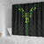 Custom New Zealand Maori Koru Koiri Motif Shower Curtain
