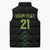 Custom New Zealand Maori Koru Koiri Motif Sleeveless Puffer Jacket - Polynesian Pride