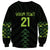 Custom New Zealand Maori Koru Koiri Motif Sweatshirt