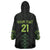 Custom New Zealand Maori Koru Koiri Motif Wearable Blanket Hoodie