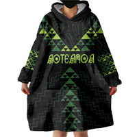 Custom New Zealand Maori Koru Koiri Motif Wearable Blanket Hoodie LT9 - Polynesian Pride