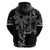 Filipino Sun Tribal Tattoo Zip Hoodie Philippines Inspired Barong Simple Black