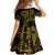 Filipino Sun Tribal Tattoo Family Matching Tank Maxi Dress and Hawaiian Shirt Philippines Inspired Barong Simple Gold