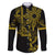 Filipino Sun Tribal Tattoo Family Matching Tank Maxi Dress and Hawaiian Shirt Philippines Inspired Barong Simple Gold