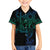 Filipino Sun Tribal Tattoo Family Matching Tank Maxi Dress and Hawaiian Shirt Philippines Inspired Barong Blue Art