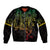 Filipino Sun Tribal Tattoo Sleeve Zip Bomber Jacket Philippines Inspired Barong Reggae Art