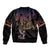 Filipino Sun Tribal Tattoo Sleeve Zip Bomber Jacket Philippines Inspired Barong Pink Art