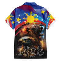 Philippines Lion and Eagle 1898 Family Matching Long Sleeve Bodycon Dress and Hawaiian Shirt Pilipinas Maligayang Araw ng Kalayaan LT9 - Polynesian Pride