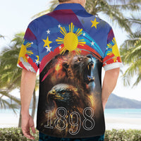 Philippines Lion and Eagle 1898 Hawaiian Shirt Pilipinas Maligayang Araw ng Kalayaan