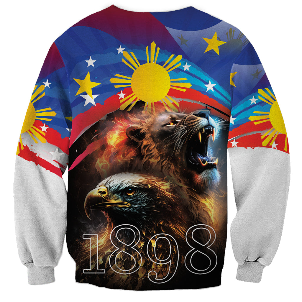 Philippines Lion and Eagle 1898 Sweatshirt Pilipinas Maligayang Araw ng Kalayaan