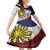 Philippines 126th Independence Day Kid Short Sleeve Dress Pilipinas Hunyo 12 Maligayang Araw ng Kalayaan