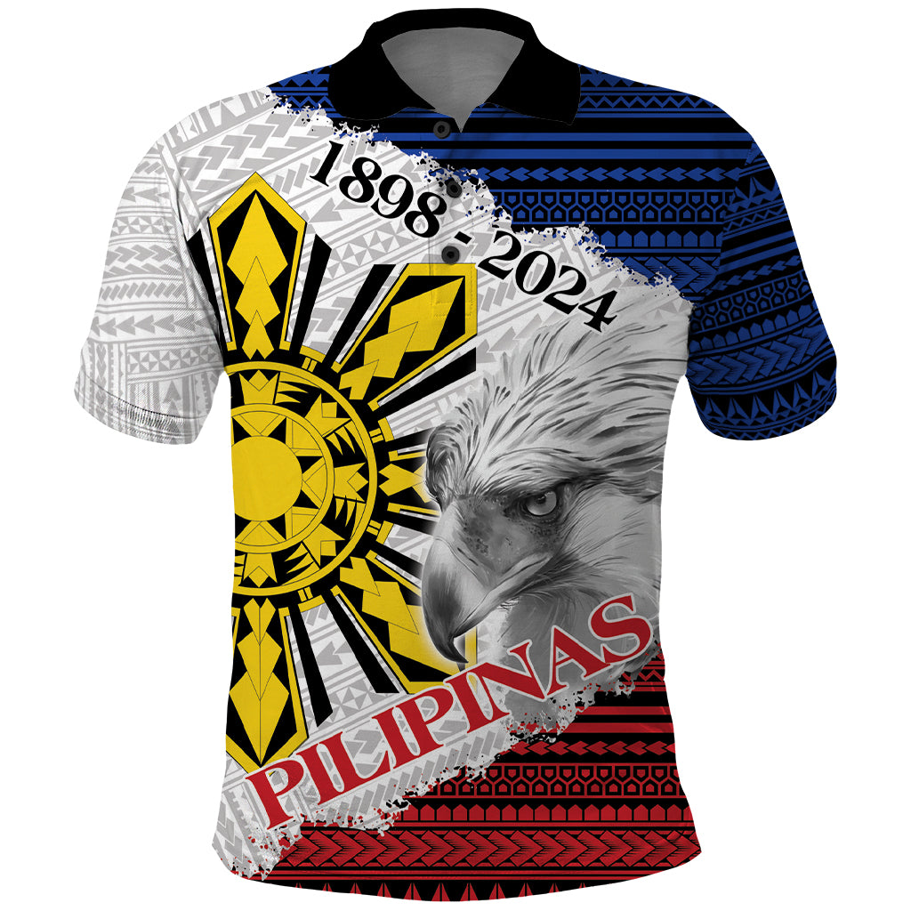 Philippines 126th Independence Day Polo Shirt Pilipinas Hunyo 12 Maligayang Araw ng Kalayaan