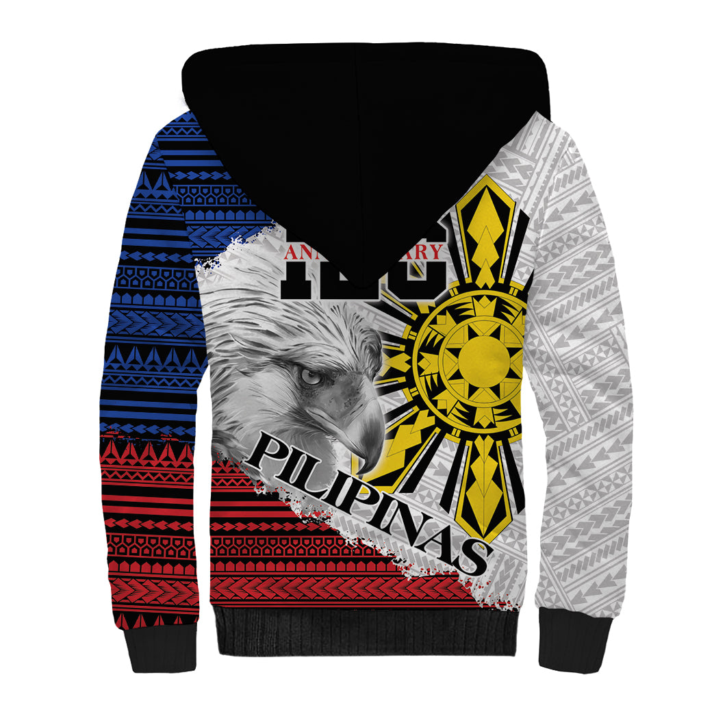 Philippines 126th Independence Day Sherpa Hoodie Pilipinas Hunyo 12 Maligayang Araw ng Kalayaan