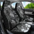 Pacific Beauty Girl Car Seat Cover Black Polyneisan Tribal Vintage Motif