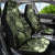 Pacific Beauty Girl Car Seat Cover Green Polyneisan Tribal Vintage Motif