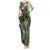 Pacific Beauty Girl Tank Maxi Dress Green Polyneisan Tribal Vintage Motif