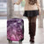 Pacific Beauty Girl Luggage Cover Pink Polyneisan Tribal Vintage Motif