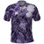 Pacific Beauty Girl Polo Shirt Violet Polyneisan Tribal Vintage Motif