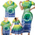 Malpampa Vanuatu Family Matching Short Sleeve Bodycon Dress and Hawaiian Shirt Hibiscus Sand Drawing with Pacific Pattern
