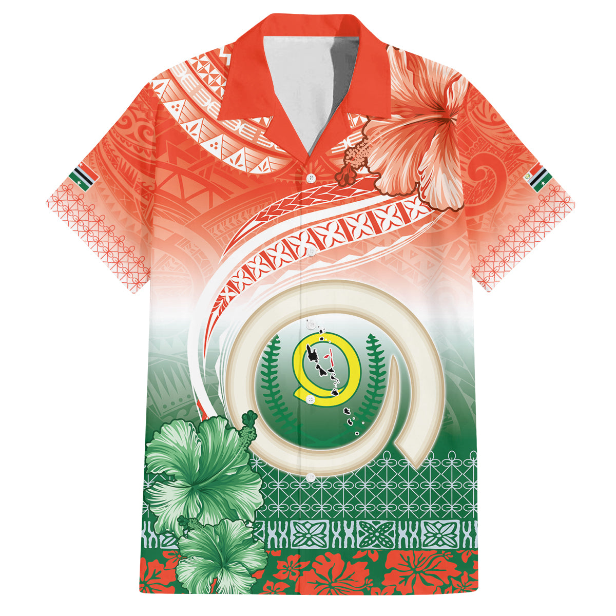 Penama Vanuatu Family Matching Puletasi and Hawaiian Shirt Hibiscus Sand Drawing with Pacific Pattern