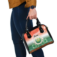 Penama Vanuatu Shoulder Handbag Hibiscus Sand Drawing with Pacific Pattern