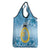 Sanma Vanuatu Grocery Bag Hibiscus Sand Drawing with Pacific Pattern
